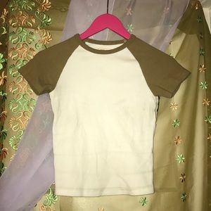 Silence and noise crop top